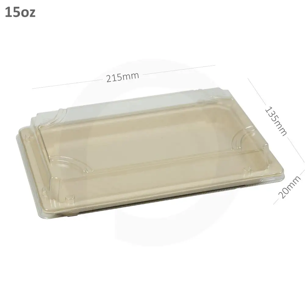 [new416] 15oz Sushi sugarcane containers 300/ctn