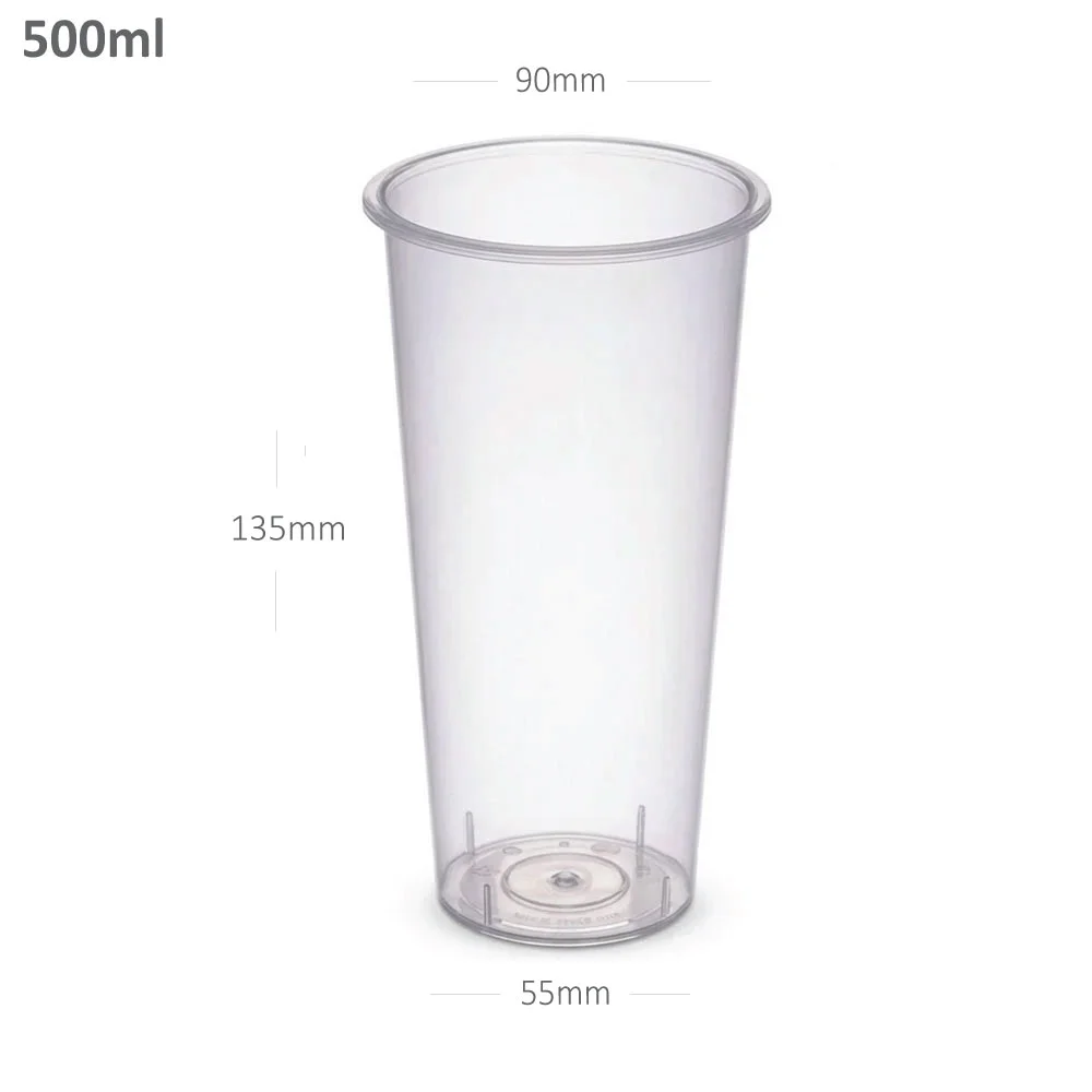 16oz/90 Clear PP Plastic Cup 500/ctn