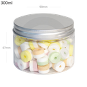300ml/90mm PET Plastic Jar Alu Cap 100/ctn 