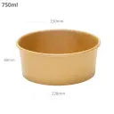 750ml Kraft Paper Salad Bowl 300/ctn