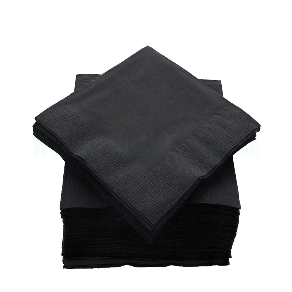 Black Paper Napkin 40x40cm 2Ply 1000/pcs