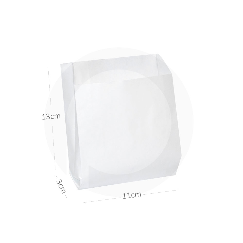 [101001] #1113 White Paper Satchel Bag 1000/ctn