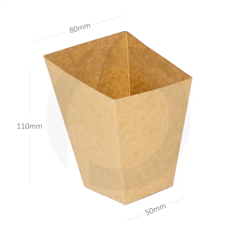 [041012] Kraft Paper Fries Box 500/ctn