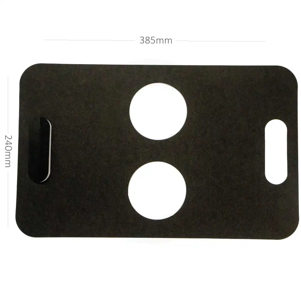 [015083] Black - 2 Cup Kraft Paper Holder 24×39cm 500/ctn