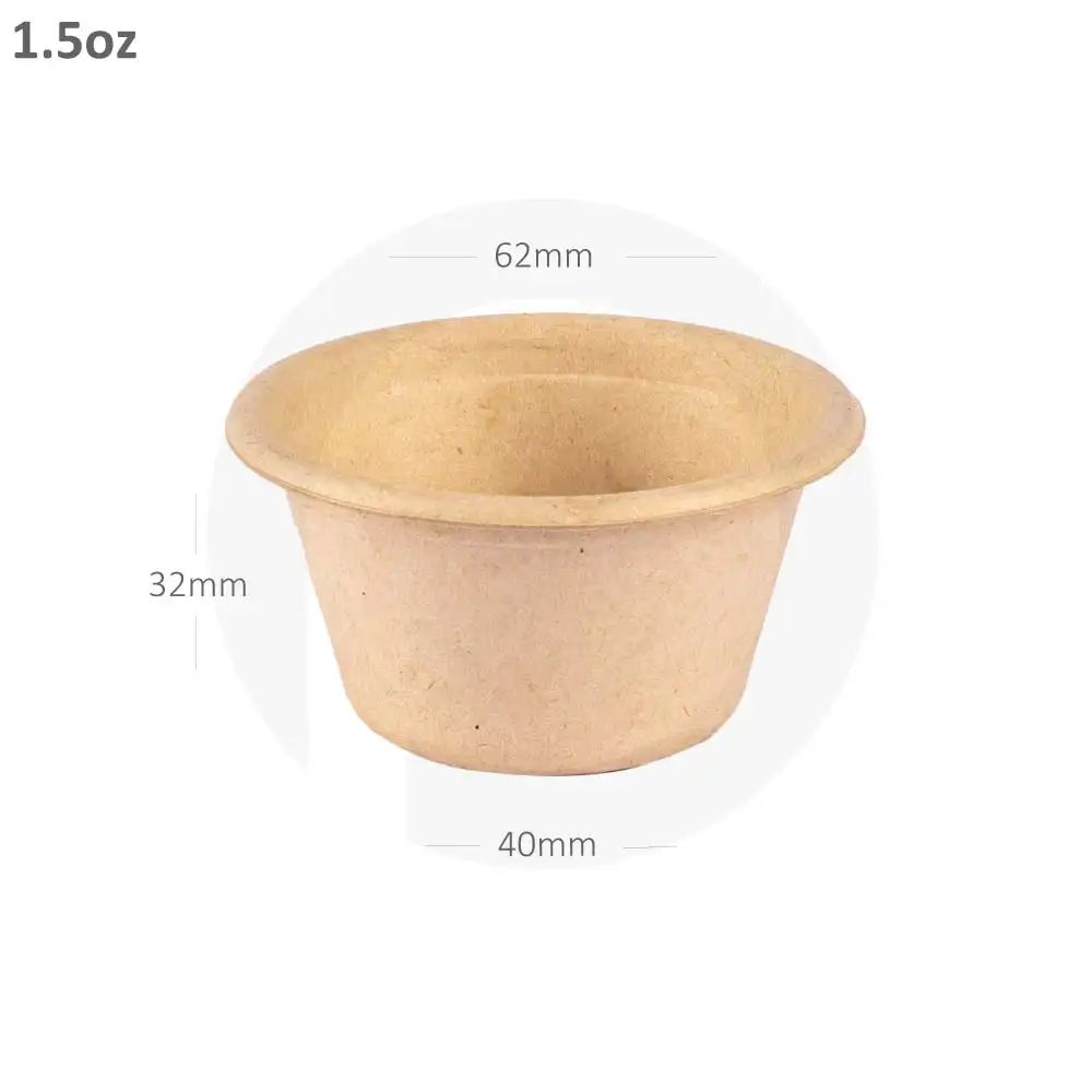 [062001] 55ml Bagasse Sugarcane Sauce Cup 1000/ctn
