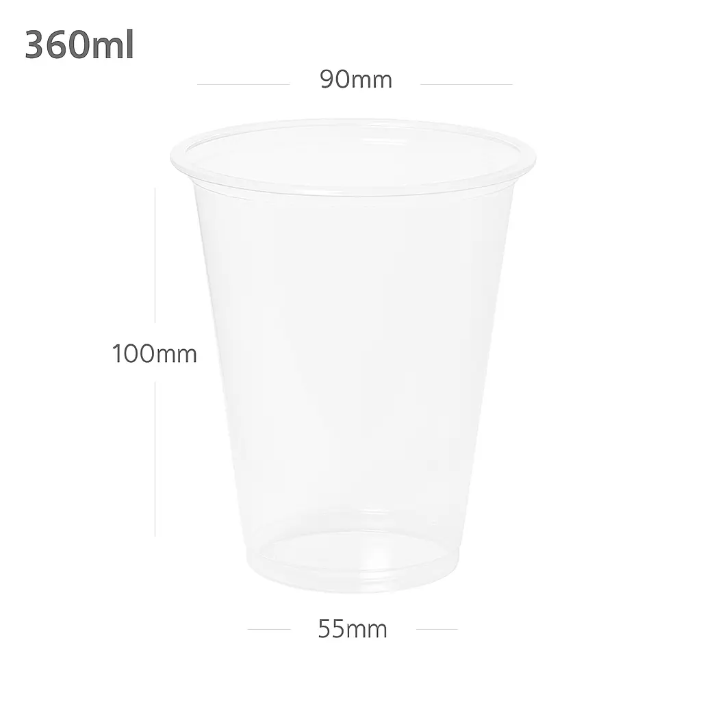 [076037] 360ml/90mm PP Plastic Cup 500/ctn 