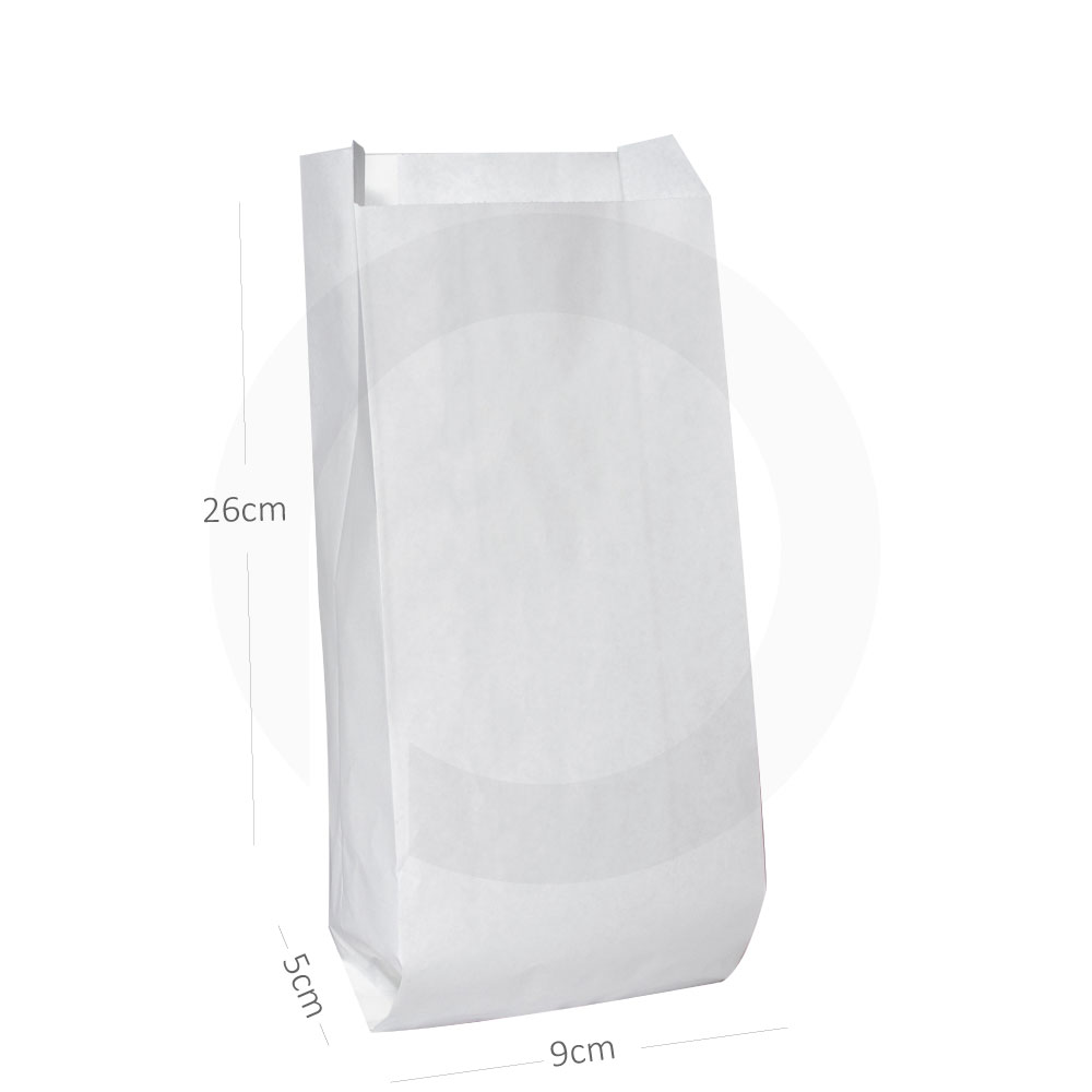 [new448] #4 Satchel White Paper Bag 1000/ctn