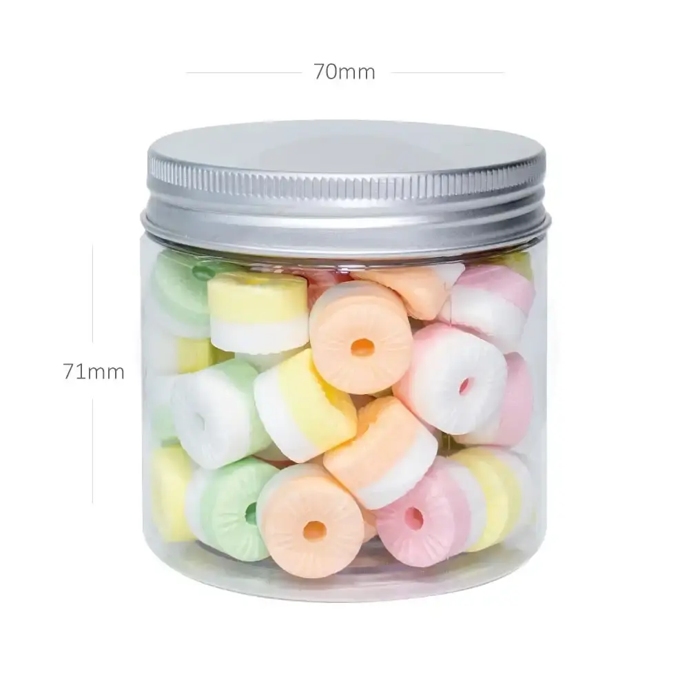 [003001] 200ml/70mm PET Plastic Jar Alu Cap 100/ctn